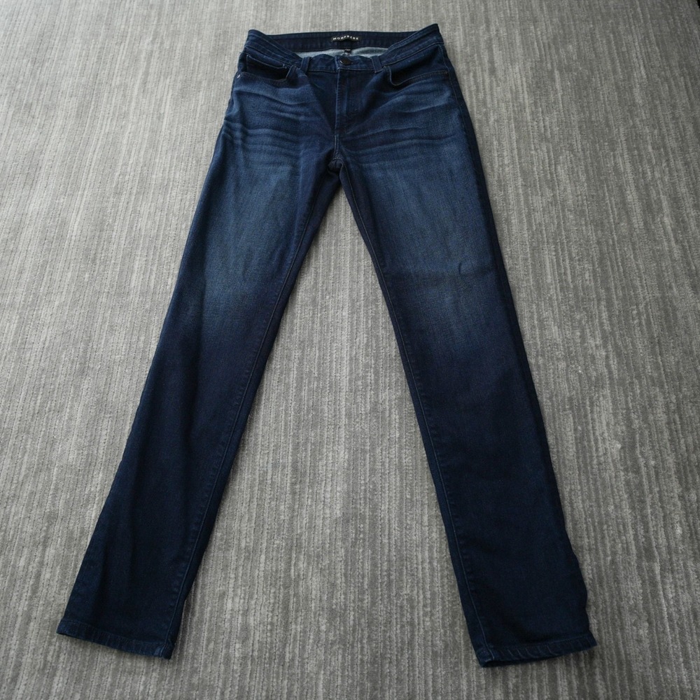 Monfrere Jeans Men Brando Dark Blue Slim Fit USA Made Japan Denim Mid 31x32